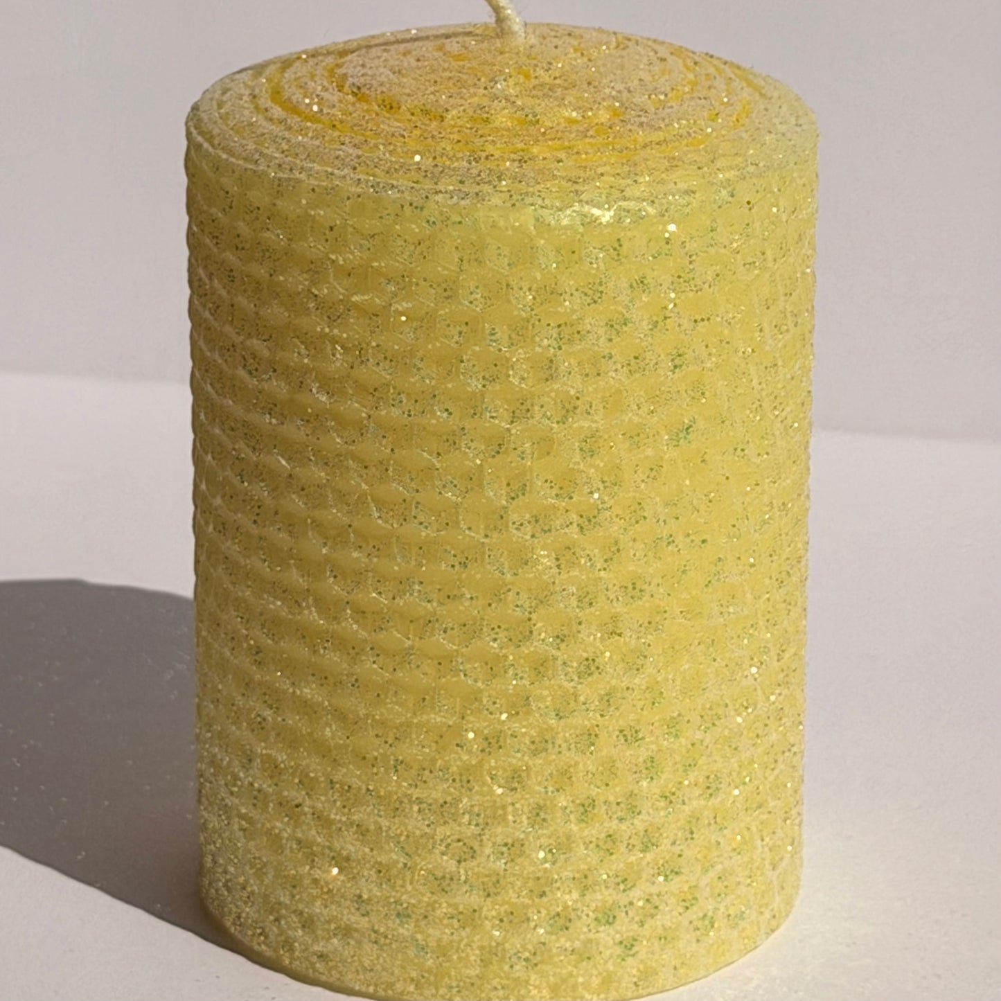 Our lemon yellow classic glitter glows with a bright, cheerful sunshine hue, wrapped in opalescent glitter and a golden undertone-infusing your space with a sparkling burst of joy and light.
