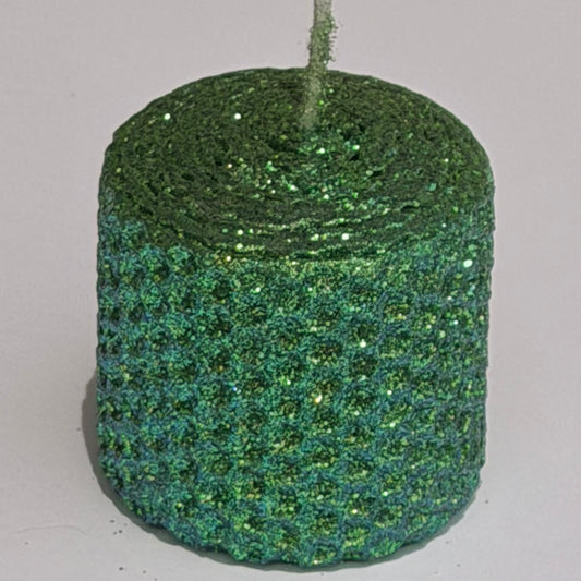 Emerald Iridescent Metallic Votive Candle
