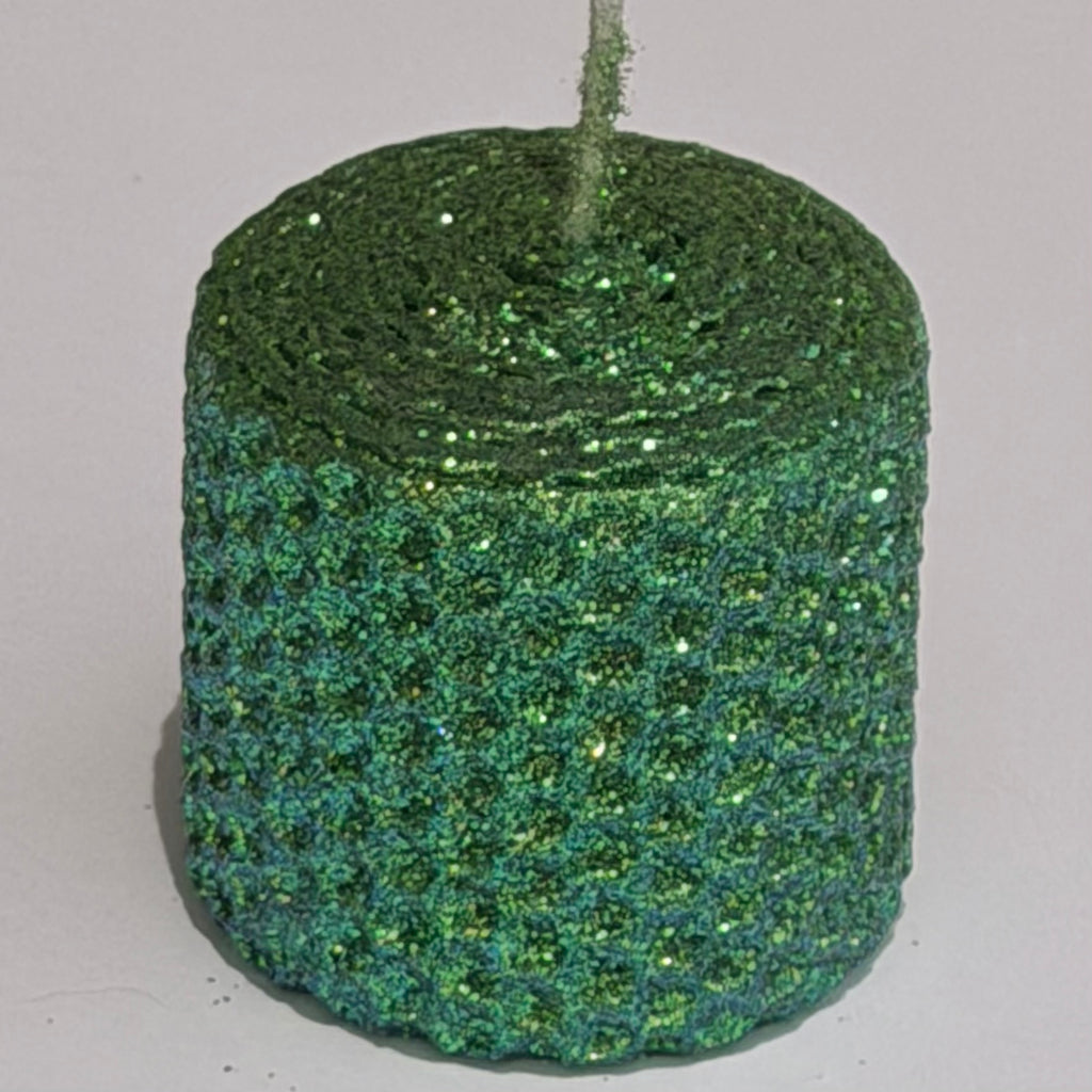 Emerald Iridescent Metallic Votive Candle