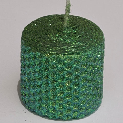 Emerald Iridescent Metallic Votive Candle