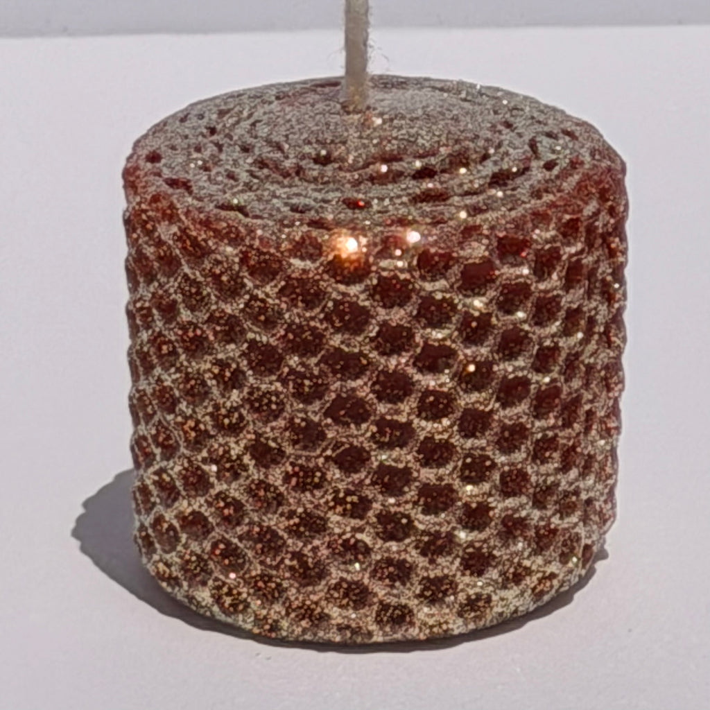Our pumpkin spice classic glitter radiates a warm, autumnal brown-orange, wrapped in opalescent glitter with a golden undertone-evoking the cozy, spiced essence of fall, with a shimmering, festive charm.