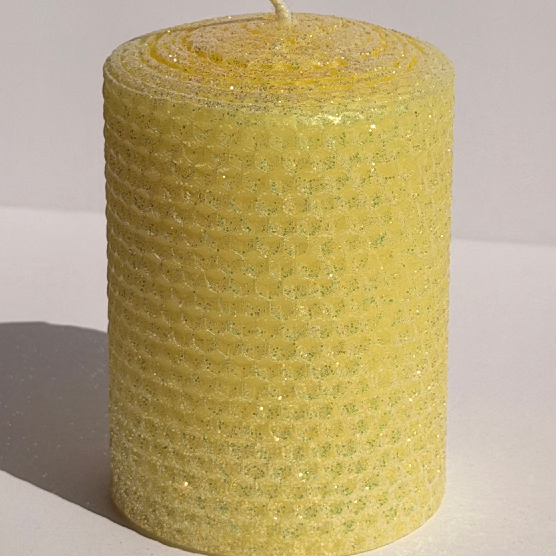 Our lemon yellow classic glitter glows with a bright, cheerful sunshine hue, wrapped in opalescent glitter and a golden undertone-infusing your space with a sparkling burst of joy and light.
