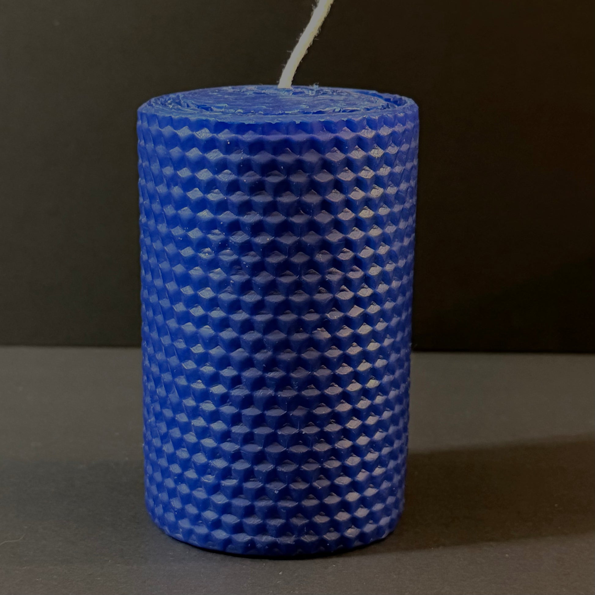 Our bright blue candle shines with a vivid sapphire hue, infusing your space with a bold, refreshing energy-perfect for bringing a dynamic, serene pop of color to any room.