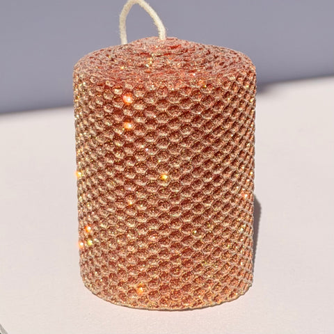 Our pumpkin spice classic glitter radiates a warm, autumnal brown-orange, wrapped in opalescent glitter with a golden undertone-evoking the cozy, spiced essence of fall, with a shimmering, festive charm.