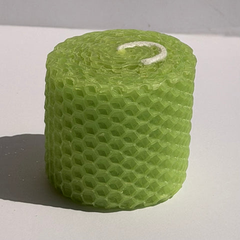 Our lime natural candle bursts with a zesty, bright green glow, infusing your space with a playful energizing vibrance.