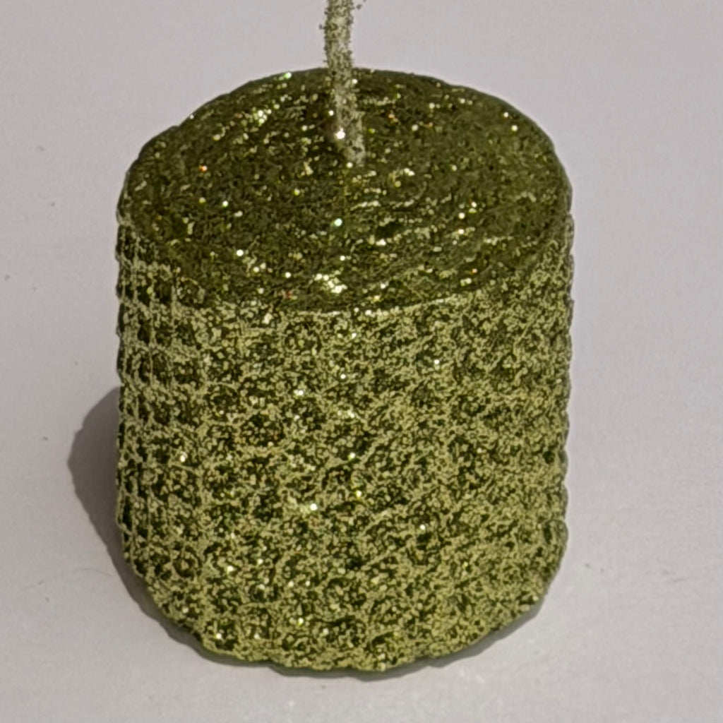 Chartreuse Metallic Votive Candle