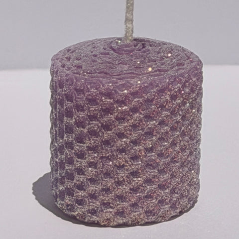 Our Lavender classic glitter is adorned with a shimmering opalescent finish and a gold undertone-its soft lavender hue glows with a delicate, enchanted sparkle, evoking a serene, magical elegance in any space.