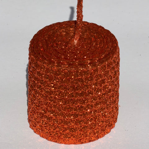 Our mandarin orange metallic glitter radiates a deep, warm citrus glow, fully enveloped in a bold metallic sparkle-infusing your space with a zesty, energetic shimmer that feels bright and invigorating.